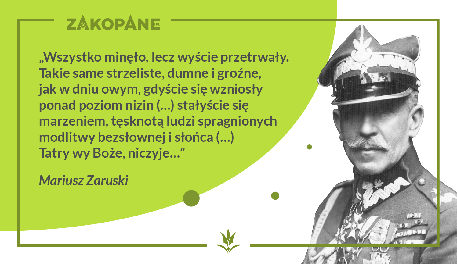 Zdjęcie promujące Zakopane