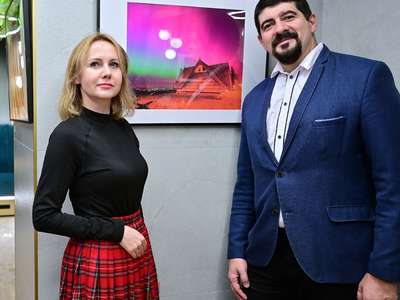 Obraz przedstawiający: ​Otworzyliśmy wystawę „FOTOGRAFIA NOCNA MARCINA SZKODZIŃSKIEGO”