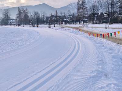 Obraz przedstawiający: Trasy biegowe na Górnej Równi Krupowej już otwarte