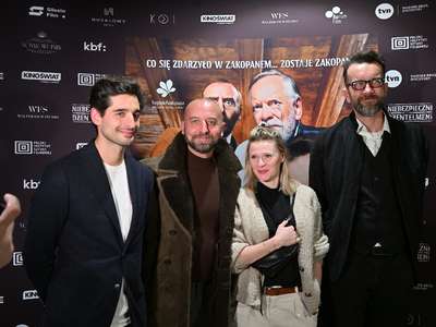 Obraz przedstawiający: Premiera filmu Niebezpieczni dżentelmeni