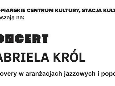 Obraz przedstawiający: Koncert Gabrieli Król w Kawiarni Stacji Kultura Zakopane