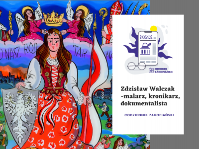 Obraz przedstawiający: Zdzisław Walczak - malarz, kronikarz, dokumentalista.