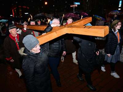 Obraz przedstawiający: Droga Krzyżowa ulicami Zakopanego