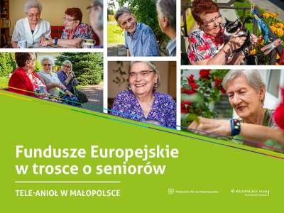 Obraz przedstawiający: Fundusze Europejskie w trosce o seniorów