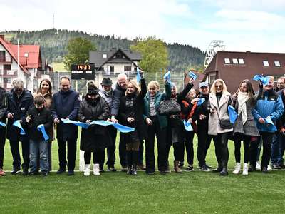 Obraz przedstawiający: Zakopane uroczyście otworzyło nowy Miejski Stadion Sportowy