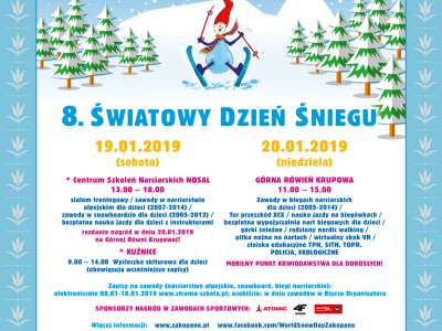 Obraz przedstawiający: Światowy Dzień Śniegu 2019