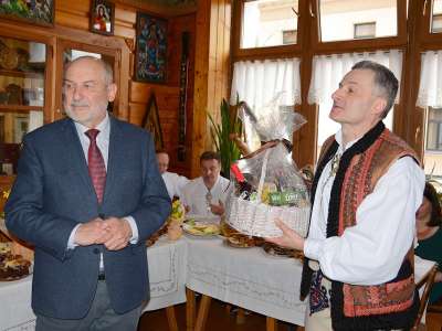Obraz przedstawiający: "Święcone" Związku Podhalan