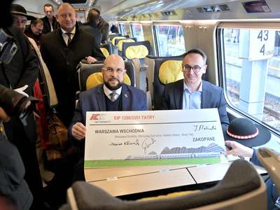 Obraz przedstawiający: Pendolino na 92. urodziny miasta Zakopane!