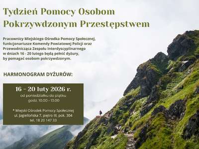 Obraz przedstawiający: Tydzień Pomocy Osobom Pokrzywdzonym Przestępstwem