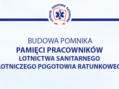 Obraz przedstawiający: Budowa pomnika pamięci pracowników lotnictwa sanitarnego i LPR