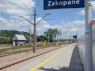 Obraz przedstawiający: Tymczasowa stacja PKP na Spyrkówce już otwarta!