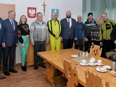 Obraz przedstawiający: Delegacja włoska poznaje Tatry
