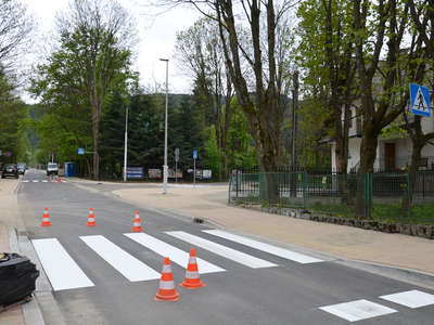 Obraz przedstawiający: Remont ulicy Żeromskiego w Zakopanem: zwiększone bezpieczeństwo i nowe udogodnienia...