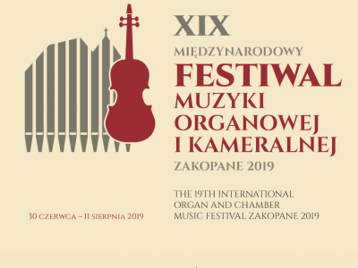 Obraz przedstawiający: 19. Międzynarodowy Festiwal Muzyki Organowej i Kameralnej