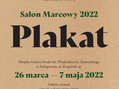 Obraz przedstawiający: Salon Marcowy 2022 - Plakat