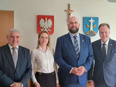 Obraz przedstawiający: Wizyta ambasadora oraz konsula Republiki Chorwacji w Zakopanem