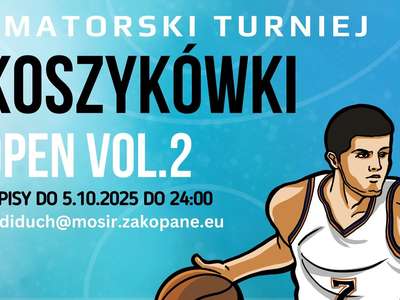 Obraz przedstawiający: Trwają zapisy na Amatorski Turniej Koszykówki OPEN vol. 2