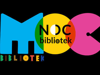 Obraz przedstawiający: Noc Bibliotek. Moc bibliotek.