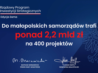 Obraz przedstawiający: Rozstrzygnięto ósmą edycję Rządowego Programu Inwestycji Strategicznych