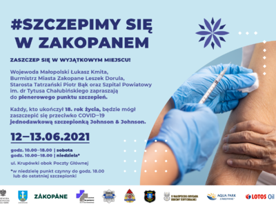 Obraz przedstawiający: Szczepienia - informacja organizacyjna