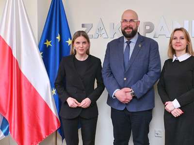 Obraz przedstawiający: Wizyta Ministry Aleksandry Gajewskiej w Zakopanem