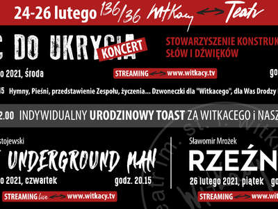 Obraz przedstawiający: 36. Urodziny Teatru Witkacego