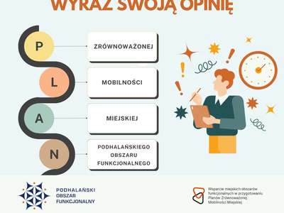 Obraz przedstawiający: Mobilność w Podhalańskim Obszarze Funkcjonalnym