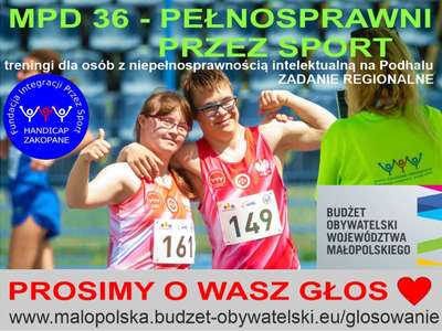 Obraz przedstawiający: Zagłosuj na projekt zakopiańskiej fundacji w Budżecie Obywatelskim Małopolski