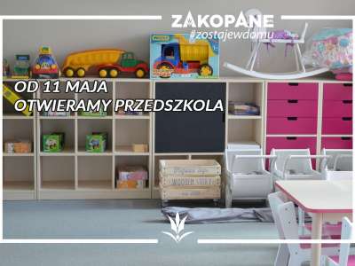 Obraz przedstawiający: Otwarcie przedszkoli
