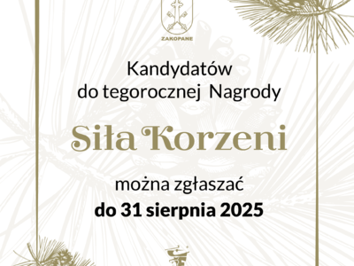 Obraz przedstawiający: Zgłoś kandydata do Nagrody Siła Korzeni