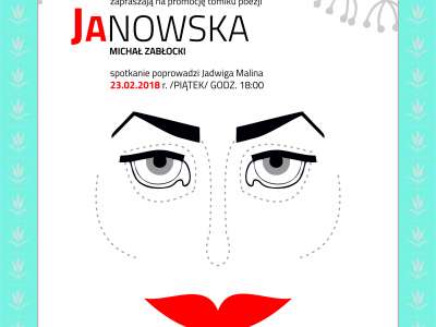 Obraz przedstawiający: Promocja tomiku poezji “Janowska” Michała Zabłockiego