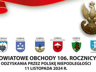 Obraz przedstawiający: Powiatowe Obchody 106. Rocznicy Odzyskania Niepodległości