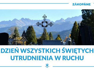 Obraz przedstawiający: Dzień Wszystkich Świętych, utrudnienia w ruchu