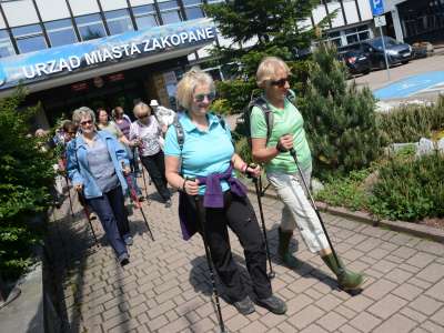 Obraz przedstawiający: VI Ogólnopolski Marsz Nordic Walking