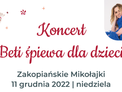 Obraz przedstawiający: Koncert "Beti śpiewa dla dzieci"