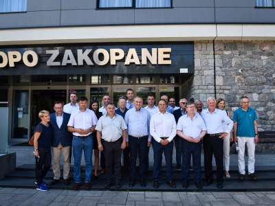Obraz przedstawiający: Wizyta przedstawicieli Stowarzyszenia Europejskich Komitetów Olimpijskich