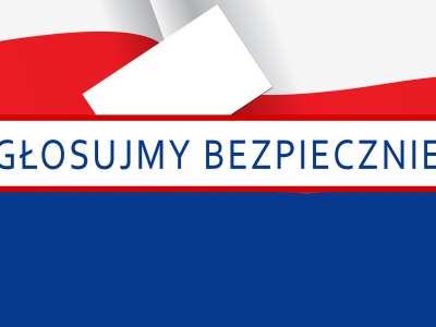 Obraz przedstawiający: Głosujmy bezpiecznie w wyborach Prezydenta RP