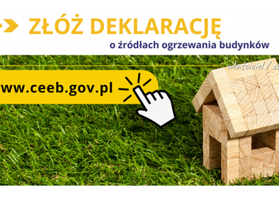 Obraz przedstawiający: Złóż deklarację do Centralnej Ewidencji Emisyjności