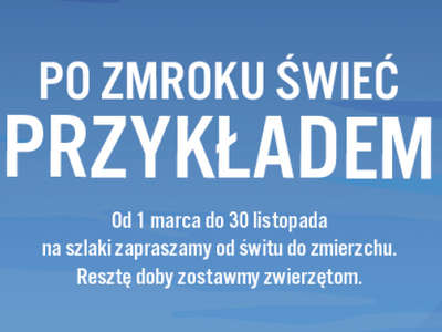 Obraz przedstawiający: Po zmroku świeć przykładem