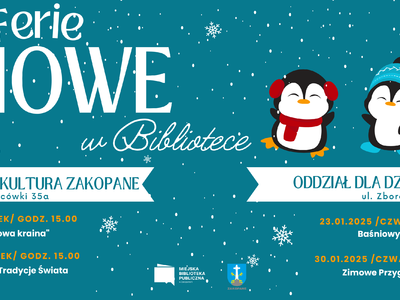 Obraz przedstawiający: Ferie w Bibliotece