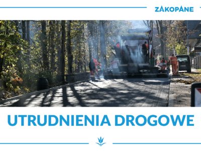 Obraz przedstawiający: Uwaga! 18 listopada zamknięta ul. Sienkiewicza