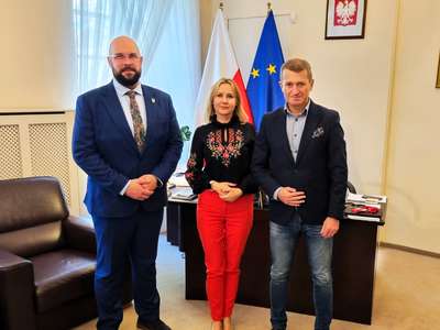 Obraz przedstawiający: Z wizytą w Ministerstwie Sportu i Turystyki