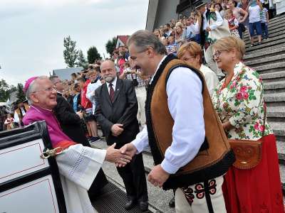 Obraz przedstawiający: Uroczystości odpustowe na Olczy