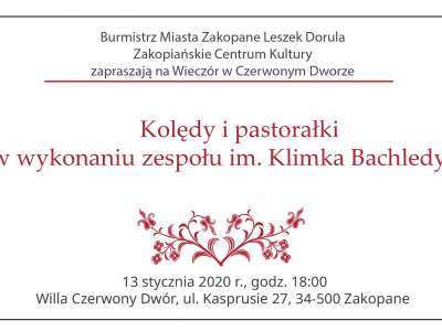 Obraz przedstawiający: Kolędy i pastorałki w wykonaniu zespołu im. Klimka Bachledy