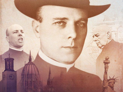 Obraz przedstawiający: Pokaz filmu Ostatni marszałek o życiu ks. Béli Vargi