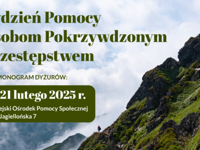 Obraz przedstawiający: Tydzień Pomocy Osobom Pokrzywdzonym Przestępstwem