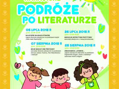 Obraz przedstawiający: Wakacyjne podróże po literaturze