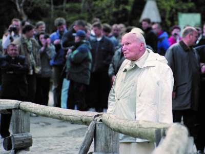 Obraz przedstawiający: Niezapomniane dni zatrzymane na kliszy... Jan Paweł II i Zakopane...