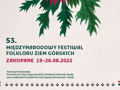 Obraz przedstawiający: 53. Międzynarodowy Festiwal Folkloru Ziem Górskich