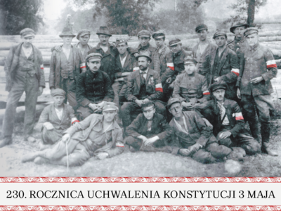 Obraz przedstawiający: 230. rocznica uchwalenia Konstytucji 3 Maja
